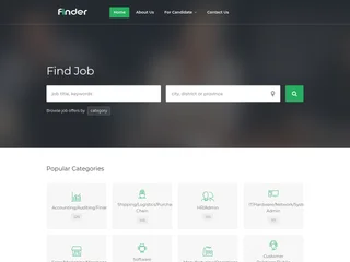 Finder Recruitment platform preview