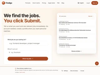 Findigo platform preview Findigo platform preview