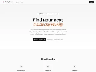 Find My Remote platform preview