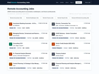 Find Remote Accounting Jobs platform preview