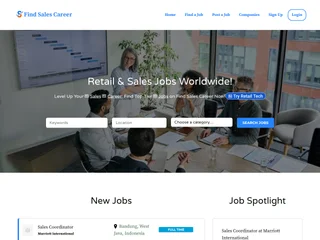Find Sales Career platform preview Find Sales Career platform preview