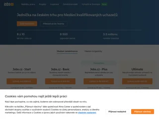 Jobs.cz screenshot preview