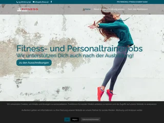 PFA-PERSONAL FITNESS ACADEMY - Jobbörse screenshot preview