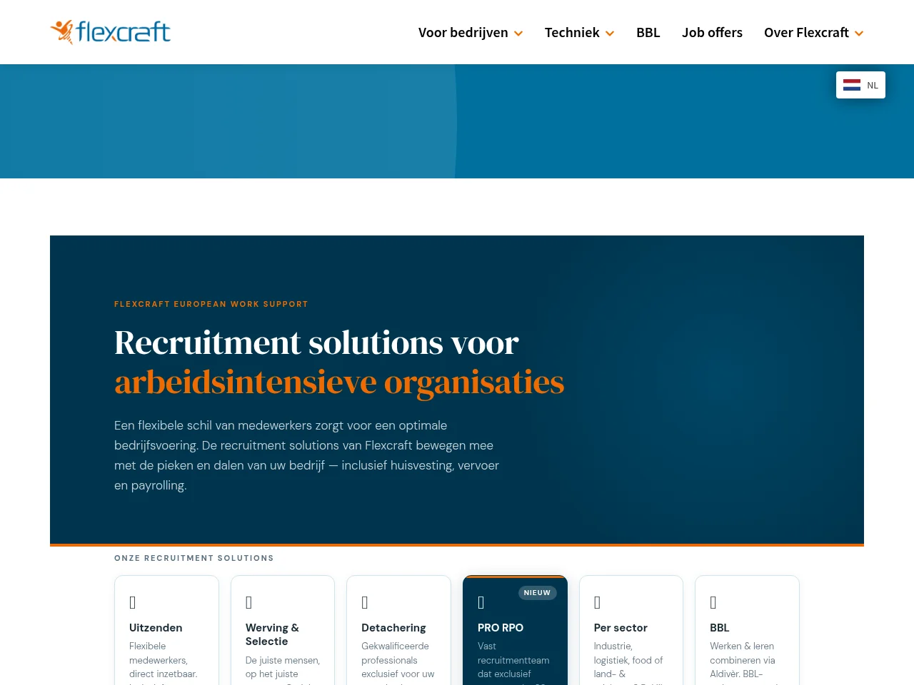 Flexcraft website screenshot