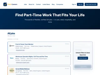 Flexi Careers screenshot preview