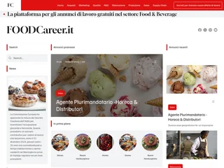 FoodCareer platform preview FoodCareer platform preview
