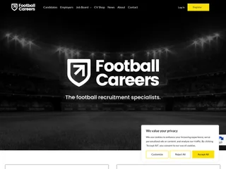 Football Careers platform preview Football Careers platform preview