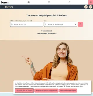 Le Forem platform preview