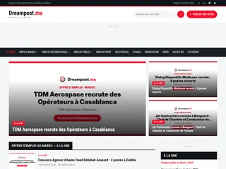 Dreampost.ma platform preview
