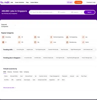 foundit Singapore screenshot preview