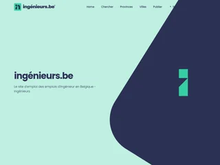 Ingénieurs.be platform preview Ingénieurs.be platform preview
