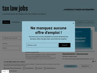 taxlawjobs.ch screenshot preview taxlawjobs.ch screenshot preview