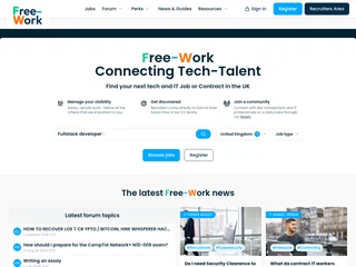 Free-Work platform preview Free-Work platform preview