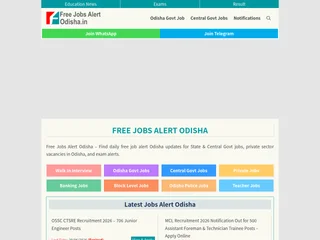 FreeJobsAlertOdisha platform preview FreeJobsAlertOdisha platform preview
