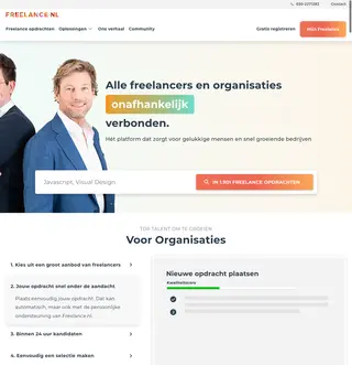 Freelance.nl platform preview