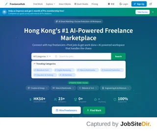 FreelanceHub platform preview