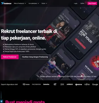 Freelancer.co.id platform preview