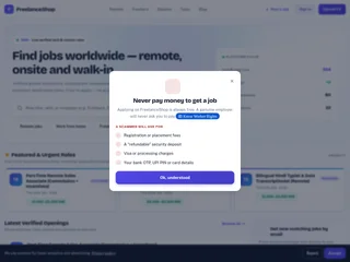 FreelanceShop platform preview FreelanceShop platform preview