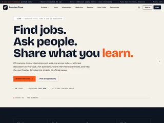 FresherFlow platform preview