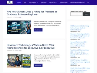 Fresher Openings screenshot preview Fresher Openings screenshot preview