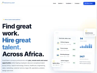 FreshTalent Africa screenshot preview FreshTalent Africa screenshot preview
