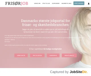 Frisørjob platform preview