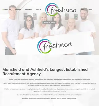 Freshstart Recruitment screenshot preview