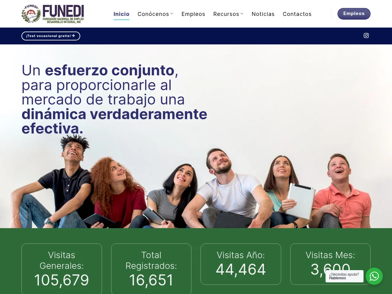 FUNEDI ORG – Fundación Nacional de Empleo y Desarrollo Integral, Inc. screenshot FUNEDI ORG – Fundación Nacional de Empleo y Desarrollo Integral, Inc. website screenshot