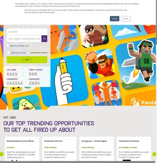 Games Jobs Direct screenshot preview