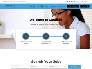 Gamjobs platform preview