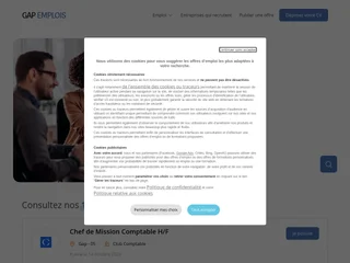 Gap Emplois platform preview