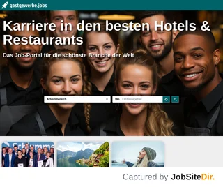 Gastgewerbe.jobs platform preview Gastgewerbe.jobs platform preview