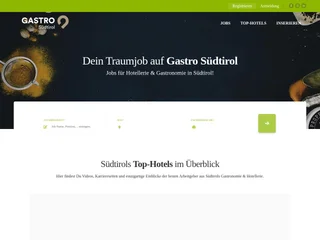 Gastro Südtirol platform preview Gastro Südtirol platform preview