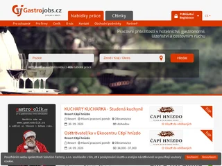 GastroJobs.cz screenshot preview GastroJobs.cz screenshot preview