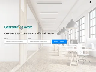Gazzetta Lavoro platform preview