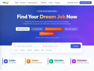 GBLJOB platform preview