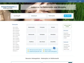 Gelegenheitsjobs.de platform preview Gelegenheitsjobs.de platform preview