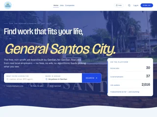 Gensan Job Board screenshot preview