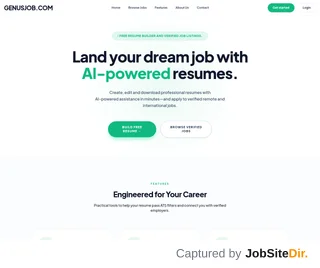 GenusJob platform preview GenusJob platform preview