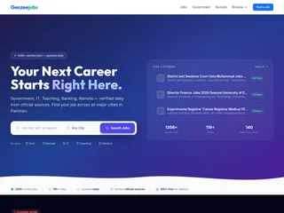 Genzeejobs screenshot preview