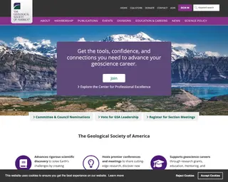 Geological Society of America platform preview