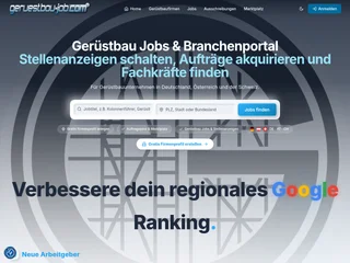 Gerüstbau-Job.com screenshot preview