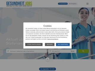 GESUNDHEIT.JOBS platform preview GESUNDHEIT.JOBS platform preview