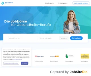 Gesundheits-Stellen.de platform preview