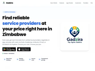 Gadzira platform preview Gadzira platform preview