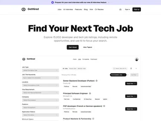 GetHired platform preview