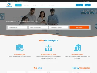 GetJobNepal platform preview