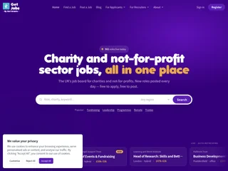 GetJobs.org.uk platform preview GetJobs.org.uk platform preview