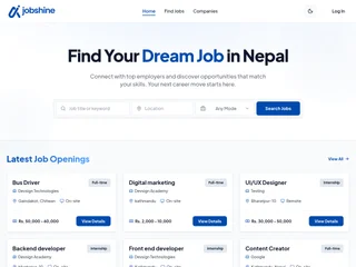 Jobshine screenshot preview
