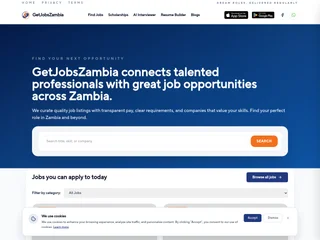 GetJobsZambia screenshot preview
